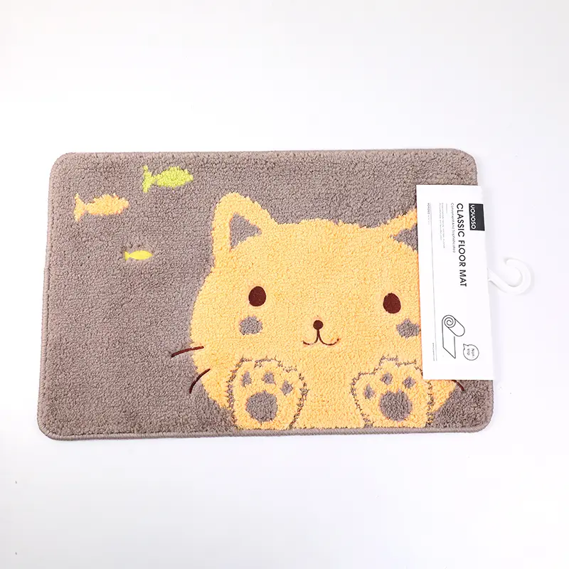 Cartoon cute series floor mat-naughty ca