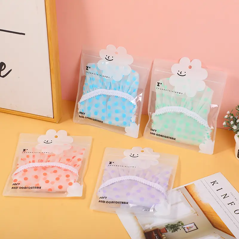 Printed shower cap