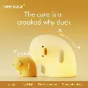 Crooked duck silicone lamp-white