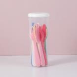 Eco-friendly cutlery 18-piece set