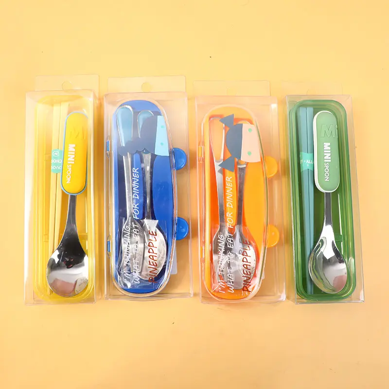 Cute rabbit spoon and fork set