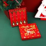 Christmas elk spoon 4pcs set