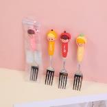Fruit doll style fork