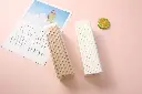 PET box packed paper straw 100pcs-white