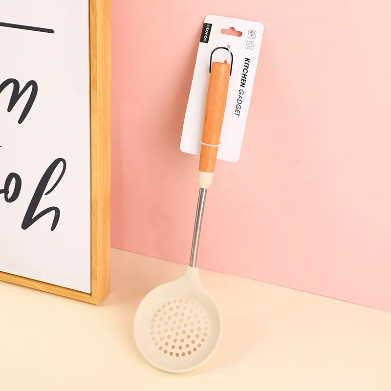 Simple silicone large slotted spatula wi