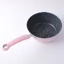 18cm cute spiral texture milk pan