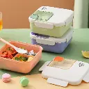 Simple square lunch box
