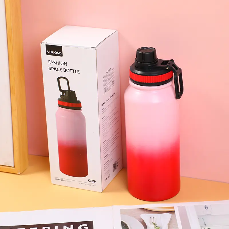 Fashion space bottle 800ml-red
