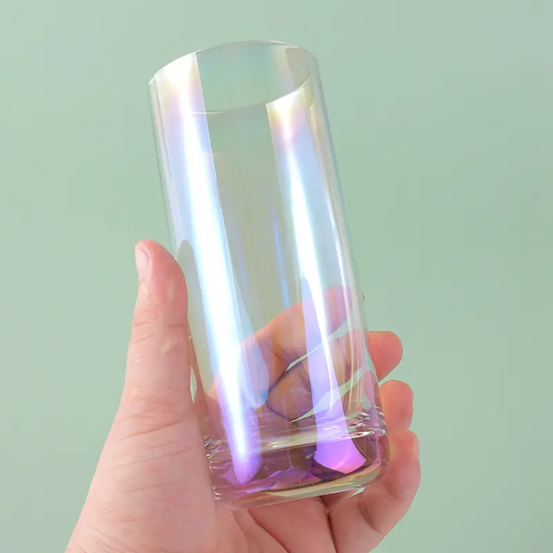 INS creative glass cup 395ml-seven color