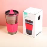 Simple fashionable glass cup-450ml