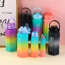 Hexagonal plastic cup 3pcs set