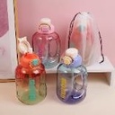 Gradient color large capacity plastic cu