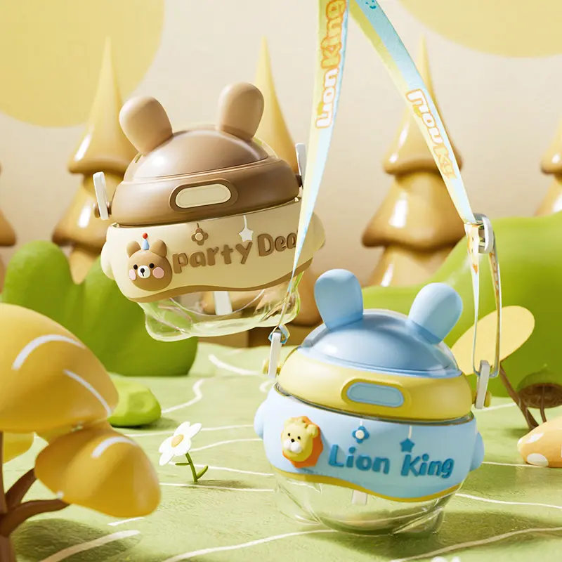 Cute rabbit plastic cup-780ml