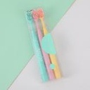 Spiral gum care toothbrush 3pcs