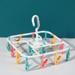 Square rainbow color drying rack