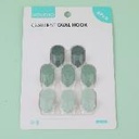 Gradient oval hook 8pcs