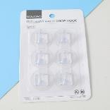 Traceless water drop hook 6pcs