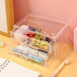 Dumbbell handle double-layer drawer stor