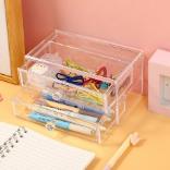 Diamond pattern handle double-layer draw