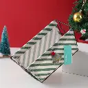 Christmas striped iron frame
