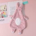 Pink kangaroo hand towel