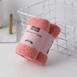 Morandi color coral velvet series towel-