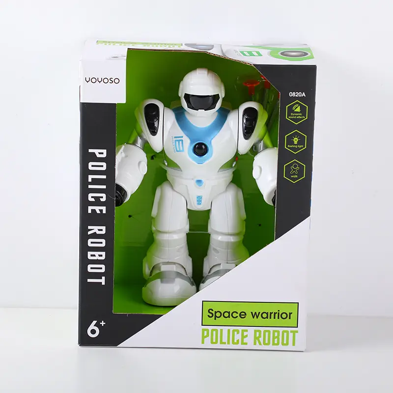 Space police educational electric robot