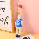 Standing football screaming chicken toy