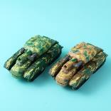 Inertial tank collision deformation toy 