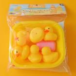 Soap and duck pinch bath toy