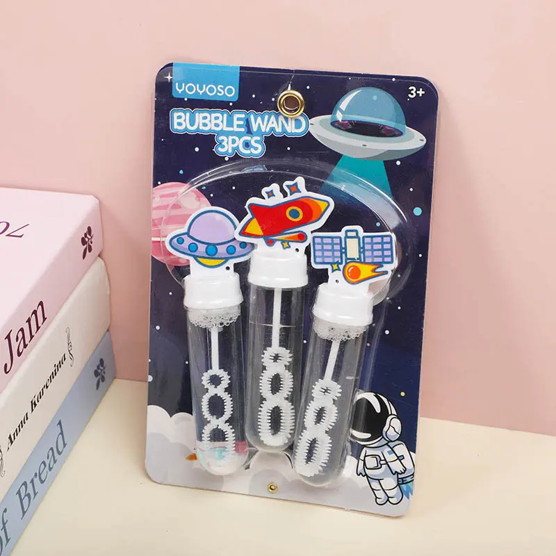 Astronaut adventure bubble wand 3pcs