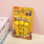 Engineering vehicle bubble wand 3pcs