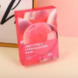 Juicy peach fresh & glossy mask (25ml*10