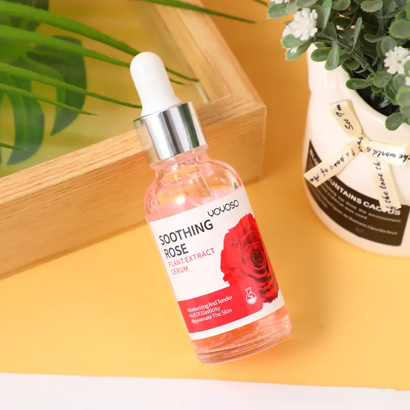 Soothing rose plant extract serum
