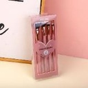 Makeup brush with storage bag combo set-