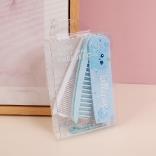 Multi-functional foldable comb-blue