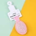 Colorful electroplating small round comb