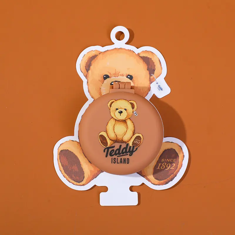 TEDDY ISLAND series foldable mirror comb