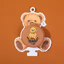 TEDDY ISLAND series foldable mirror comb