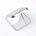 Water ripple square portable mirror-medi