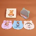 TEDDY ISLAND series sports bear head rel