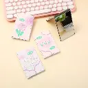 Purple flower foldable durable mirror