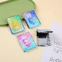 Summer ice drinks rectangular shell prin