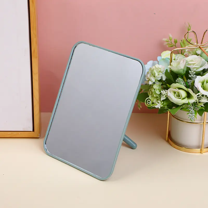 Rectangular folding princess mirror with