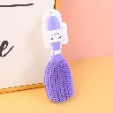 Shell shaped styling comb-purple