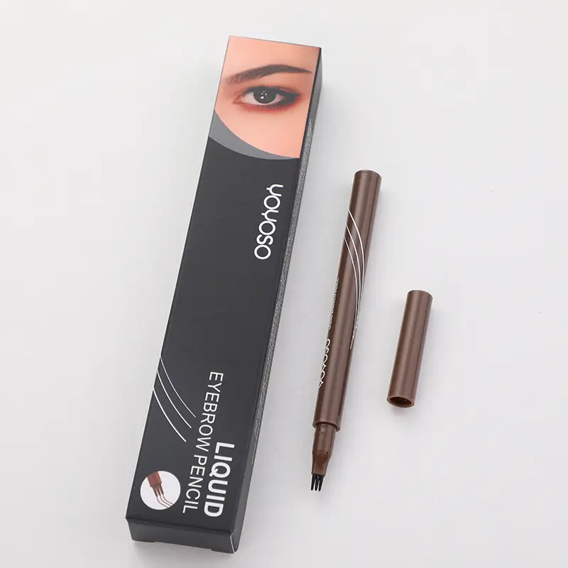 Three-pronged precision water eyebrow pe