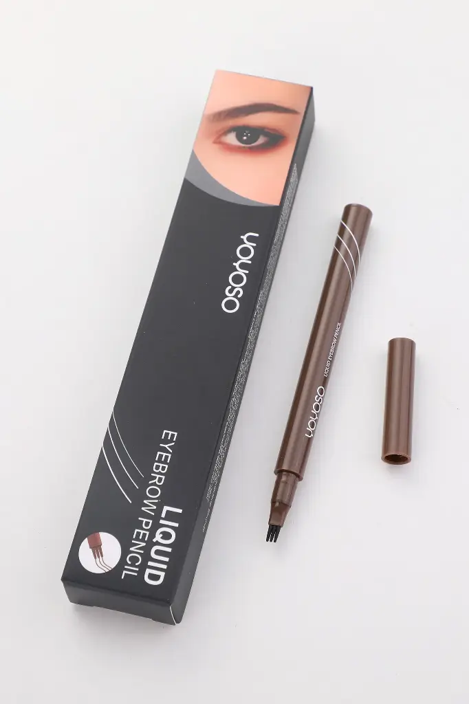 Three-pronged precision water eyebrow pe