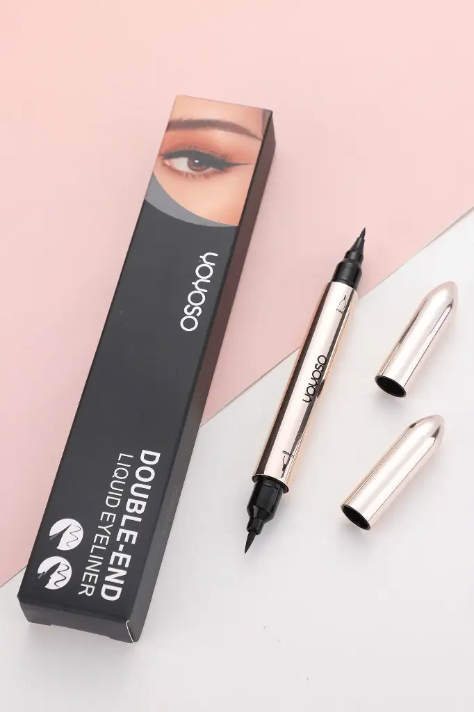 Double-end waterproof liquid eyeliner-bl