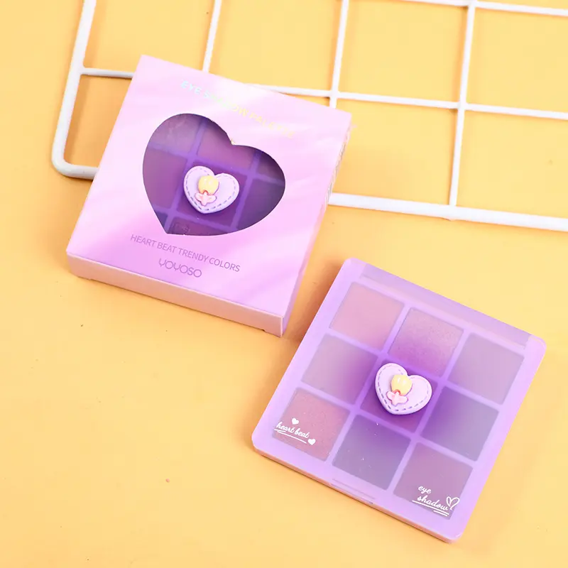 Heart beat nine colors eyeshadow palette