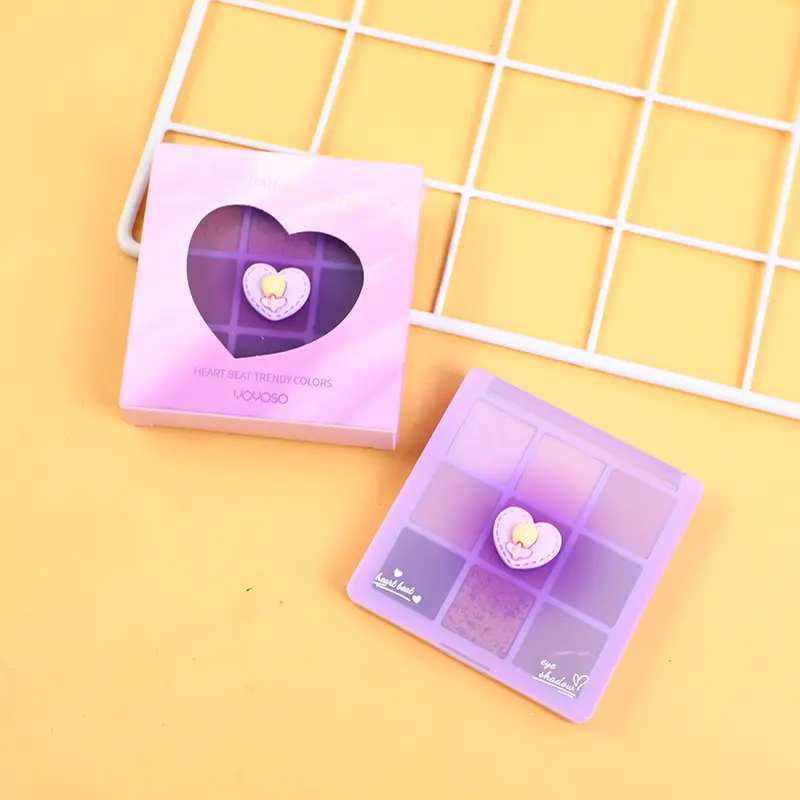 Heart beat nine colors eyeshadow palette